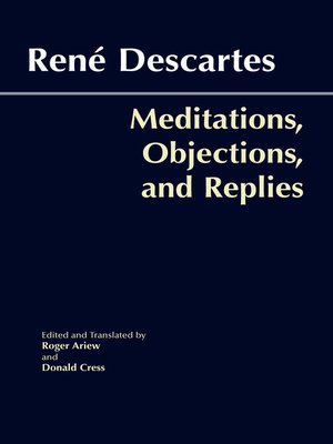 cover image of Meditations, Objections, and Replies